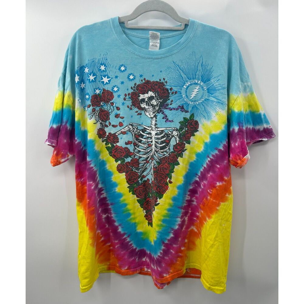 Dead & Company 2019 Summer Tour T-Shirt, Gildan Size 2XL Tie Dye Shirt